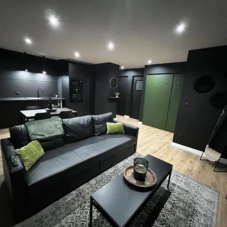 Apartament Moderne Full Black Dunkerque Centre *